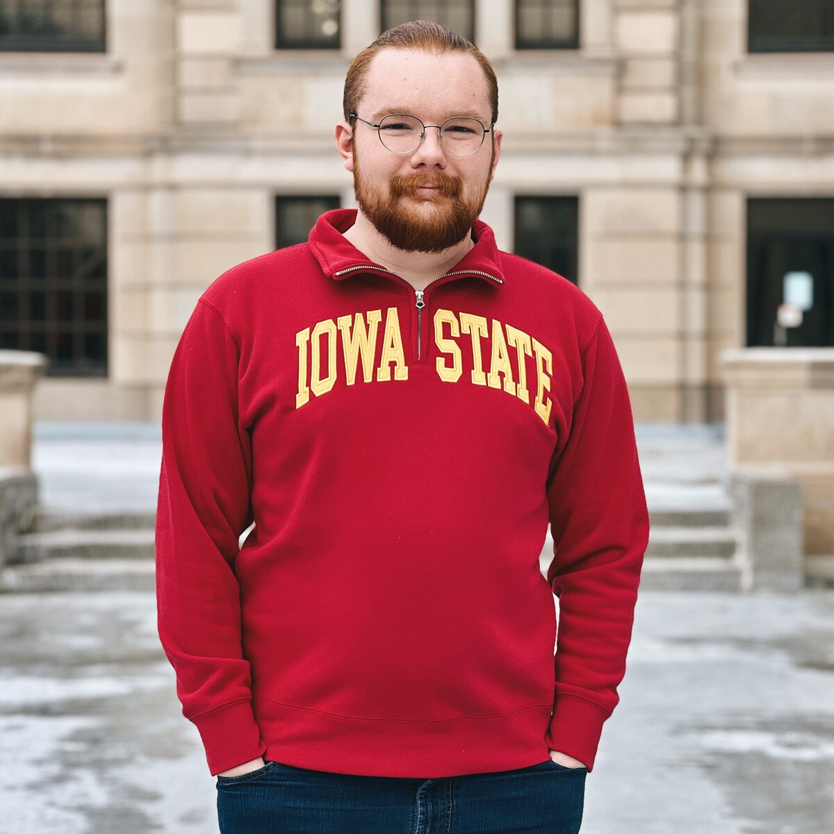 ZooZatz Iowa State Cardinal 1/4-Zip Sweatshirt